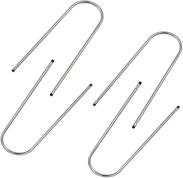 Automotive Car Radio Removal Pry Tool Kit U-Shaped for Disassembly of Most Car CD Audio Frequency Converter Stainless Steel 4PCS