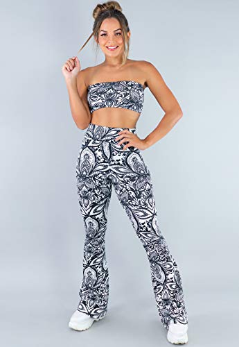 Calça Feminina MVB Modas Flare Pantalona Suplex