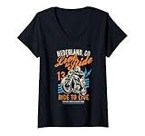 Photo Gallery donna nederland colorado - motocicletta con teschio, design vintage maglietta con collo a v Photo Gallery donna nederland colorado - motocicletta con teschio, design vintage maglietta con collo a v