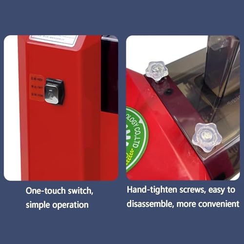 MYFTNP Ablandador De Carne Eléctrico De 600W, Ablandador De Carne De Acero Inoxidable, Grosor De Rebanada: 0-4 CM, Entrada De Alimentación: 19 * 16 Cm, Ablandador De Carne De Alta Eficiencia - imagen 5