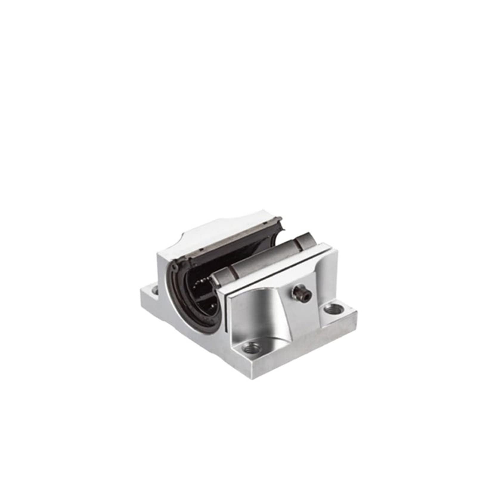 RCGKNNMUZ 2PCS TBR16/16LUU TBR20/20LUU TBR25UU TBR30UU 16mm Linear Ball Bearing Support Block CNC Router(TBR16UU)