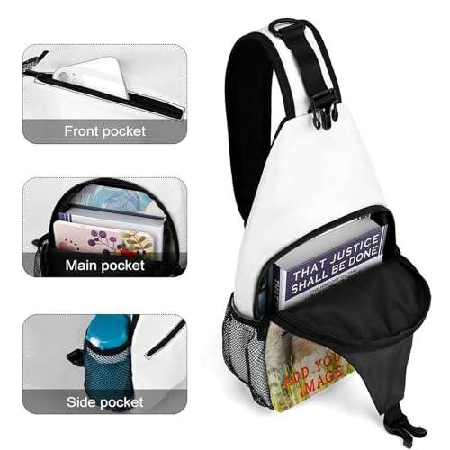 Custom Sling Bag,Custom Chest Bags With Image/Text,Travel Hiking Daypack Chest Bags For Men Women4