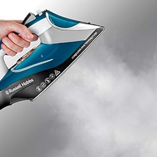 Russell Hobbs Fer à Repasser Vapeur 2600W Sans Fil, Semelle Céramique, Fonction Autonettoyage - 26020-56 One Temperature