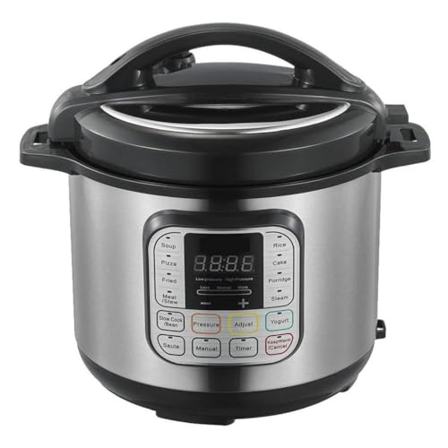 Image of 13-in-1Electric Pressure Cooker 6 QT Non-Stick Multi Cooker For Slow Cook 1000w 110v,18 Cooking Functions Equipped With 10 Safety Auto Pressure Release Slow Cooker,Rice Cooker,Steamer,Warmer