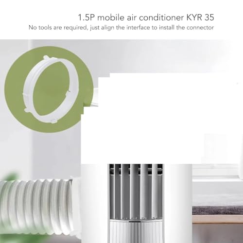Interfaz de conducto de escape KYR 3 para aire acondicionado móvil Midea 1,5 P 4