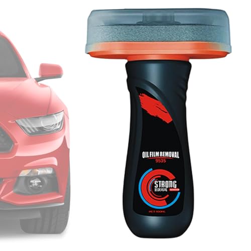 Oil Film Removal Brush For Car | Precise Dirt And Residue Cleaner, Improves Window Clarity | Car Glass Oil Film Remover Brush Fo
