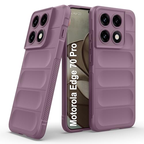 Image of Zapcase Back Case Cover for Motorola Edge 70 Pro | Compatible for Motorola Edge 70 Pro Back Cover | Liquid Silicon Magic Case with Camera Protection | Lavender