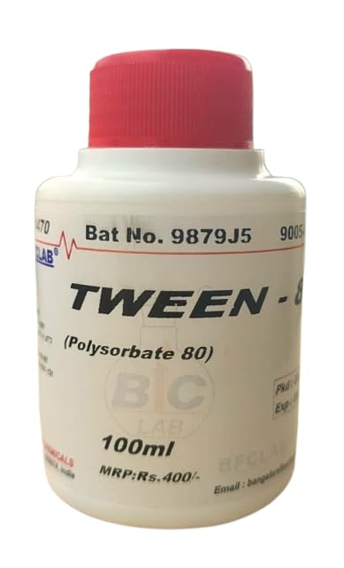 TWEEN 80-100ml (POLYSORBATE 80 SOLUBILIZER EMULSIFIER) (100ml)-picture-16