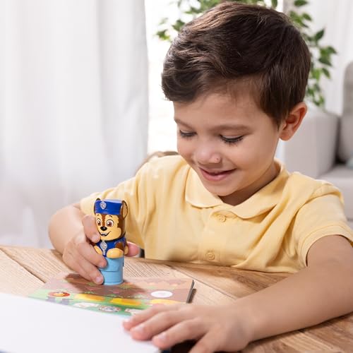 Melissa & Doug Sticker Wow!™ 24-Page Activity Pad and Sticker Stamper, 300 Stickers, Arts and Crafts Fidget Toy Collectible Character – PAW Patrol Chase - FSC Certified by Melissa & Doug - Used condition - Image 8