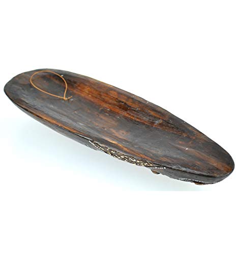 Maschera in legno 30 cm – , motivo tartaruga – Decorazione Etnica Chic stile africano.