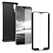 Produktbild kwmobile Hülle kompatibel mit Huawei P20 - komplette Abdeckung - inkl. Displayschutz - Case Metallic Schwarz