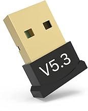 PACE USB Bluetooth Adapter Version 5.3, Fast-Connect, Plug & Play, Enhanced BLE HD+ Audio for PC Desktop Laptop, Windows 11/10/8.1 only, Not Support Mac OS, TV, PS5, Car, Home-Theatre.