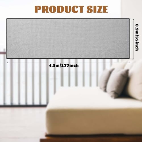 Hosuly Banister Guard 15 x 3 ft Balcony Netting for Kids Pets Stairway Safety Net Baby Fence Door Balcony Netting Safety Mesh Stair Net with No Drilling for Apartment Railing(Black)