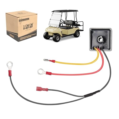 10L0L Golf Cart Voltage Regulator Rectifier for Club Car DS& Carryall 1992-up Gas,OEM 1015777 102711201 102710101
