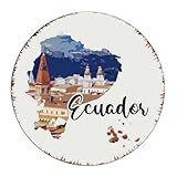 Personalisiertes Metallschild für Ecuadorianische Männerhöhle, Garagenschild für Küche, Haus, Outdoor, zeitgenössische Architektur, berühmte Kunstposter, Geschenk für den Garten,