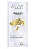 Agrotia | 5 litros de aceite de oliva extra virgen premium de Creta | Primera categoría, extracción en frío | Bidón de 5 litros