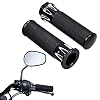2PCS Motorcycle 1 Handlebar Control Switches with Wiring Harness + 2X Rubber Hand Grips for 1996-2012 Harley Softail Dyna Sportster V-Rod 12V - Black Kit