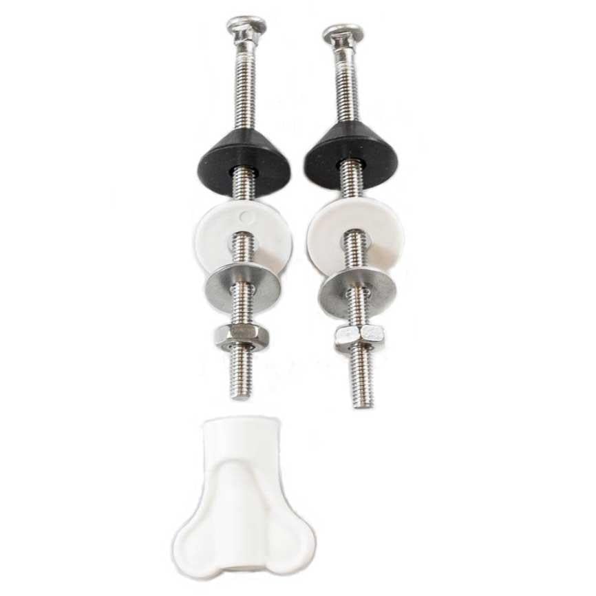 Bottom Fix Toilet Seat Non-Slip Fittings 72mm Replacement Parts