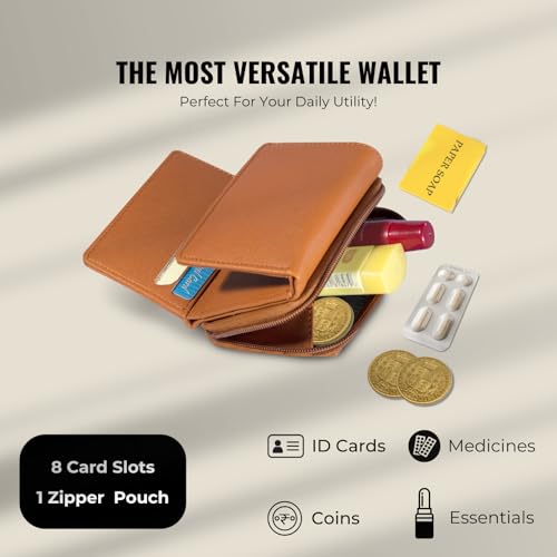 Mekhush Personalised Vegan Leather Mini Wallet with Customised Name and Charm for Ladies 4 41MYpfNn L