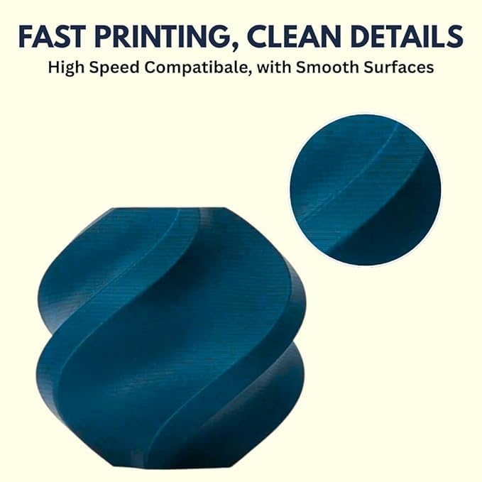 Image of FiLAMONT PLA Silk Filament 1.75mm, 3D Printer Filament, Shiny Silk 1.75 PLA Filament, 1kg(2.2Lbs) /Spool (Rainbow Blue)