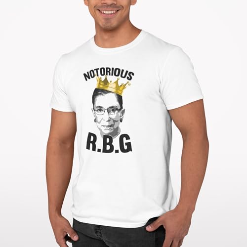 Pop Threads Notorious R.B.G. RBG Supreme Court Political Graphic Tee T-Shirt for Men3