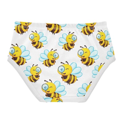 Joisal Girls Underwear Toddlers 2t Cotton Girl Panties Cute Fun Print Kids Undies Briefs Cute Cartoon Bees2