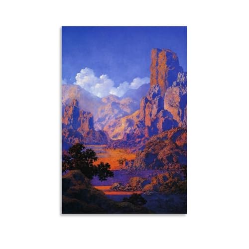 Affiches Murales Arizona Maxfield Parrish - Poster Vintage Évasion Grand Canyon 1950