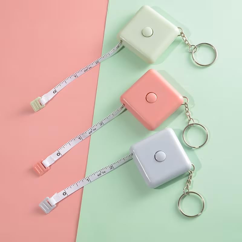 Set de 3 cintas métricas de 150 cm retráctiles miniatura 4