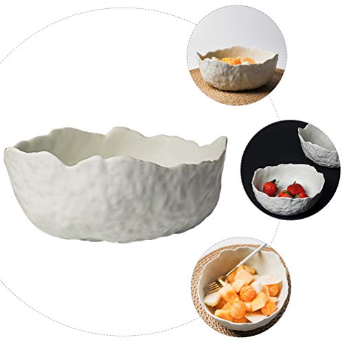 HEMOTON Tigelas de sopa de cereais de cerâmica, tigelas de mistura de cereais, macarrão, aperitivos,