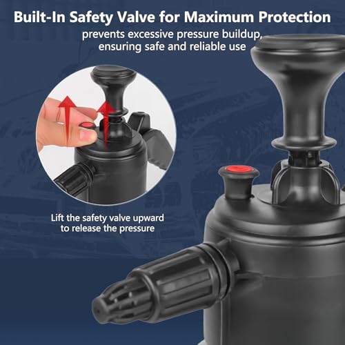 Distributeur de mousse sous pression robuste 2L pour prélavage de voiture - 7