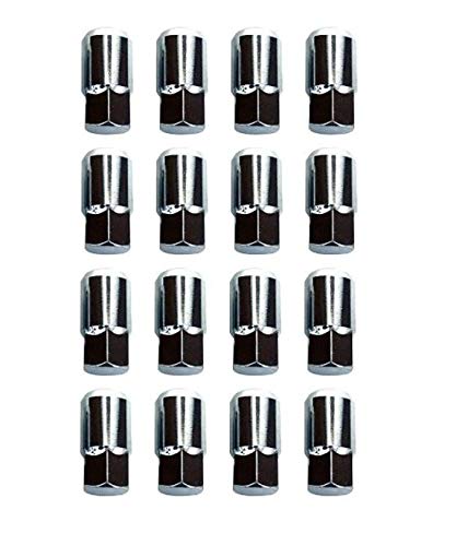 Chrome Long Lug Nut Set (16) for EZGO and Club Car Golf Carts