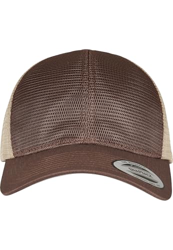 Flexfit YP Classics 360 OMNIMESH Cap 2-Tone,Brown/Khaki one Size