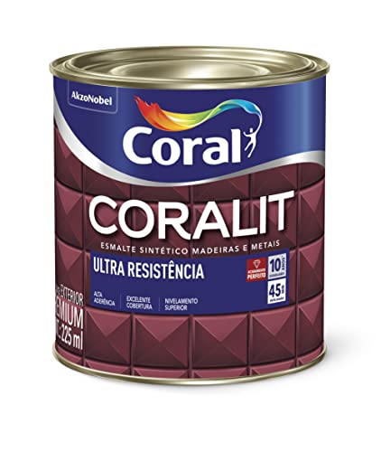 CORALIT ULTRA RESISTENCIA ALTO BRILHO MARROM CONHAQUE 225ML - CORAL