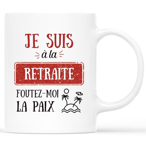 Cadeau Plus - Cadeau Depart Retraite Humoristique, Bonne Retraite (Modèle #2)