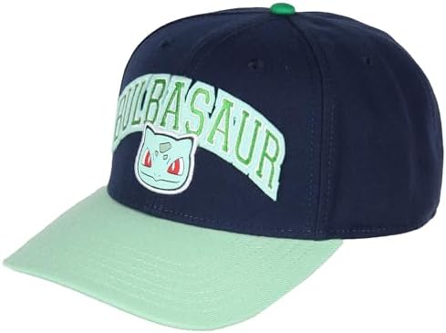Bioworld Pokemon Boné adulto bordado pré-curva snapback para home...
