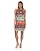 Sandra Darren Women's Sleeveless ITY Necklace Sheath Dress