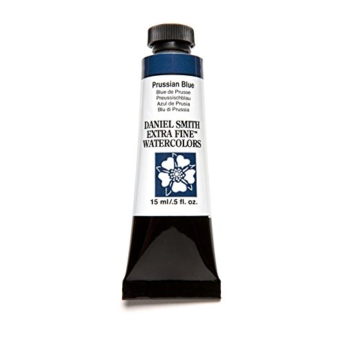 DANIEL-SMITH-Extra-Fine-Watercolor-15ml-Paint-Tube-Prussian-Blue