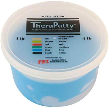 Cando TheraPutty - Therapeutic modelling clay - 1 lb - blue (strong)