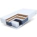 FDM Home MAX Colchón Doble 120x200 cm muelles ensacados Altura 26 cm dureza H3 H5 7 Zonas de Descanso Öko-Tex Apto para alérgicos Funda de Fibra de Coco Lavable