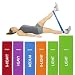 Resistance Loop Bands by Vive - Elastic Exercise Stretch Band for Arms, Legs, Physical Therapy, Weight Lifting & Training - Workout Chart and Bag Included