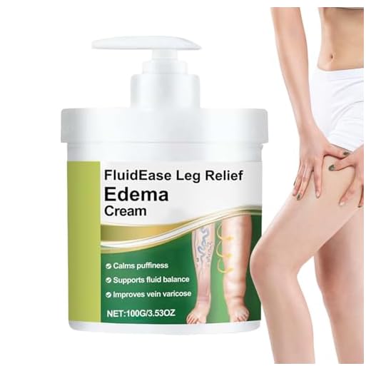 Crema de edema, 100 g de crema anti hinchazón para piernas, edemas hidratantes relieves tratamientos con las piernas cremas, tensión relajante para hombres y mujeres para todos los tipos de piel
