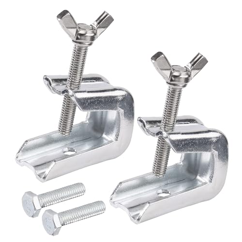 Aoheke Fireplace Damper Clamp for Stainless Steel Fireplace Parts Damper Stopper Fireplace, Gas Log Fireplace (2 Pack)