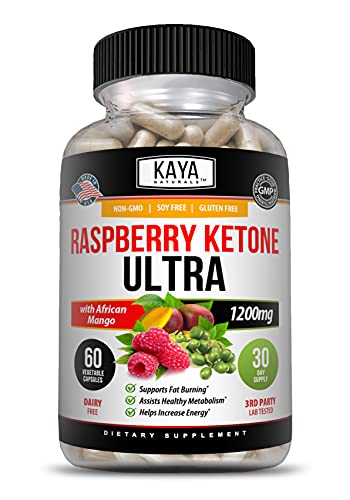 Kaya-Naturals-Keto-Diet-Raspberry-Ketone-Weight-Loss-Supplement-Appetite-Control-Boost-Metabolism-60-Count