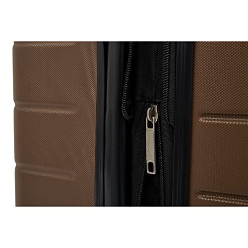 Image of Wrangler Smart Spinner Hardside Luggage, 3 Piece Set, Toffee
