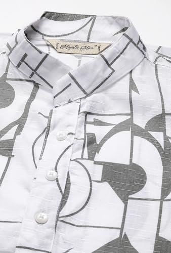 Image of Majestic Man Men's Cotton Regular Fit Casual Kurta