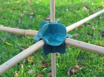 HowseHold Flexible Cane Balls - Bamboo Cane Connectors for Fruit Cages Netting Frames [PACK OF 40]