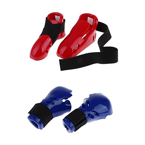 RNXRZANK Karate Taekwondo Foot Guard Gloves Hand Protector
