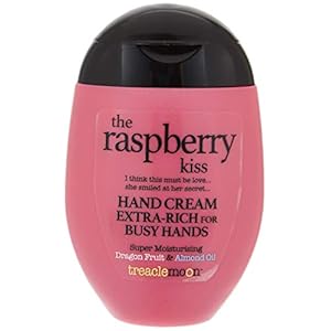Treaclemoon The Raspberry Kiss Hand Cream for dry and cracked hands with Dragon Fruit and Almond Oil Extract – Ultra Moisturizing Skin Cream - Vegan Friendly - 75ml 25 41MYtyhk3LL. SL500 . SS300