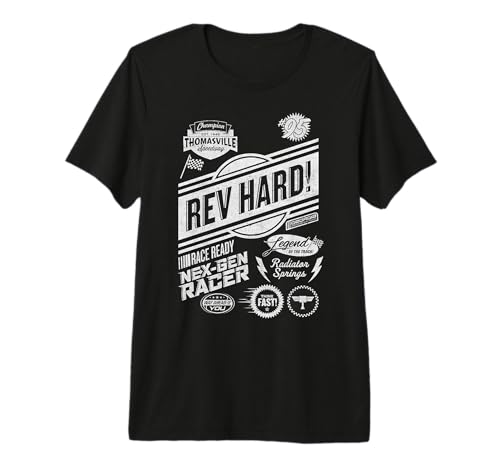 T-shirt Disney Pixar Cars Rev Hard idéal pour un look streetwear en weekend