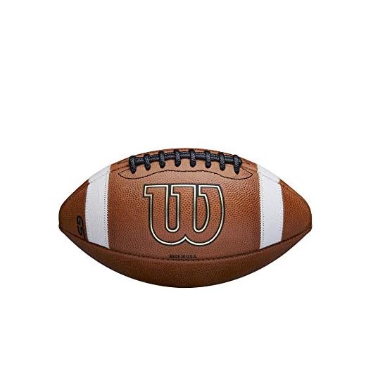 WILSON GST Leather Game Football - Junior